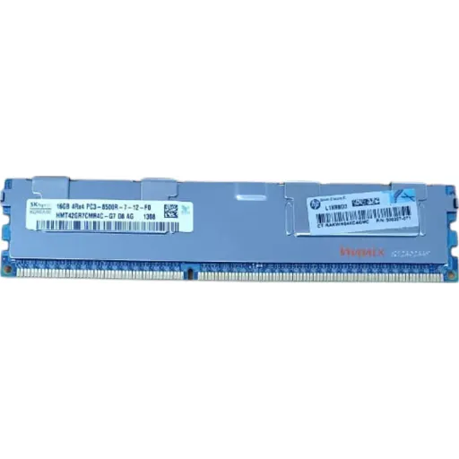 Imagen 0 de Memoria RAM 16GB DDR3 1066MHz PC3-8500 - RDIM 4Rx4 Low Voltage