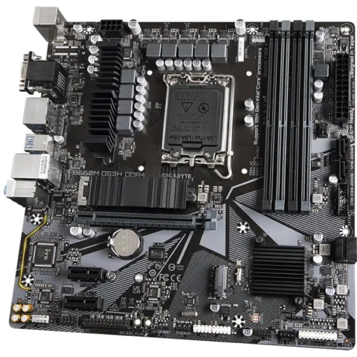Imagen 2 de Tarjeta Madre Gigabyte B660M DS3H DDR4 LGA1700 12°G 4*DDR4 2*M.2 DP HDMI VGA USB