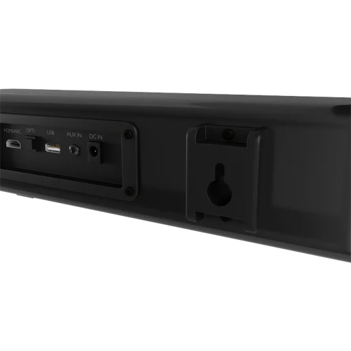 Imagen 3 de Barra de Sonido Klipx Armonium 2.0 100W HDMI Optico control remoto USB BT Negro