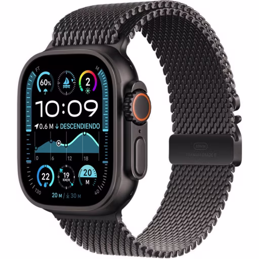 Imagen 0 de Apple Watch Ultra 2 49mm (Titanium Milanese Loop / Black) [MYTF3BE/A]