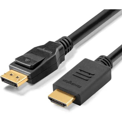Imagen 13 de Cable DisplayPort a HDMI FHD 1920*1200 Longitud 1,8 metros Negro Kensington