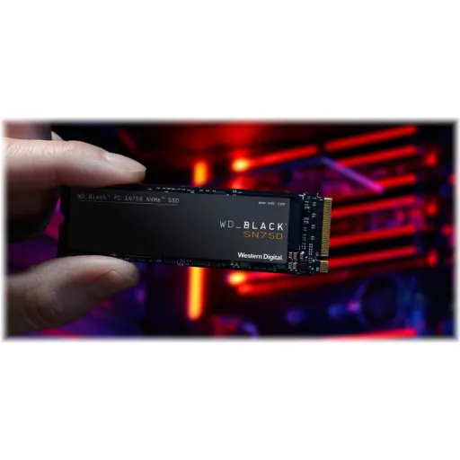 Imagen 6 de WD Black SN750 NVMe SSD WDS500G3XHC - SSD - 500 GB - interno - M.2 2280 - PCIe 3.0 x4 (NVMe) - difusor de calor integrado