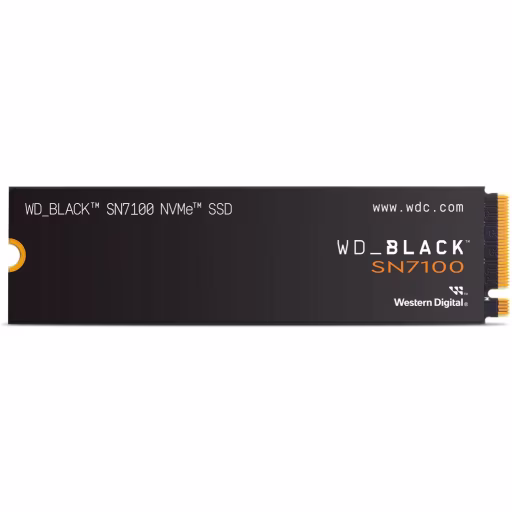 Unidad SSD Western Digital Black SN7100 1TB M.2 22*80 PCIe4 Lec7250MBs Es6900MBs