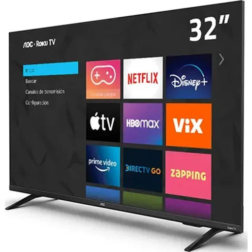 Imagen 1 de Televisor AOC 5135 32" HD 1366*768 SmartTV Roku 3*HDMI USB WIFI LAN RF 
