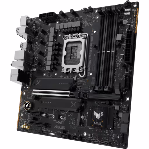 Imagen 2 de Tarjeta Madre Asus TUF GAMING B760M-PLUS WIFI II LGA1700  4*DDR5 3*M.2 USBC mATX