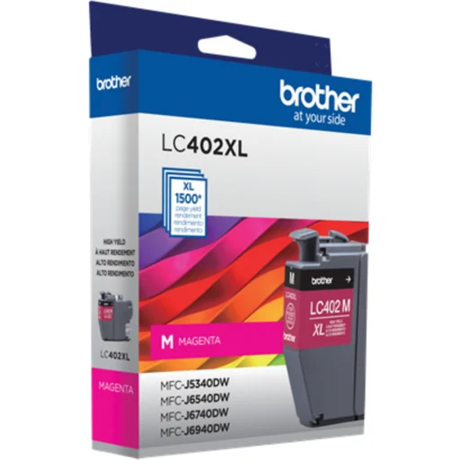 Imagen 5 de Cartridge Brother LC402XLCS Magenta MFC J5340DW J6740DW J6540DW J6940DW 1.500Pág