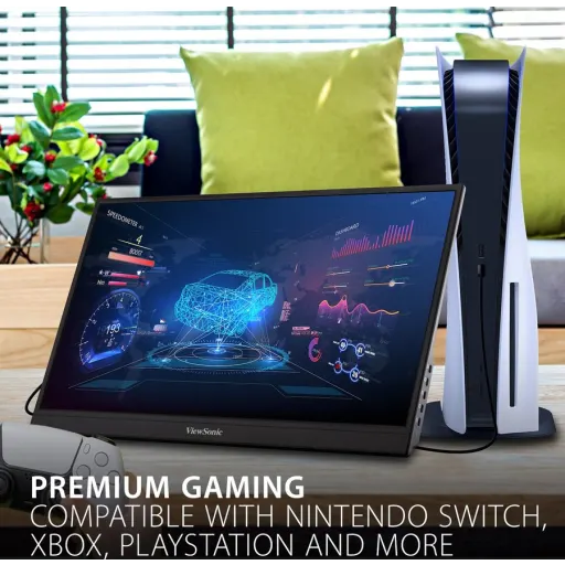 Imagen 2 de Monitor Portátil Viewsonic VX1755 17" Gamer IPS FHD 1920*1080 Mini HDMI 2*USB-C