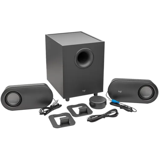 Imagen 13 de Parlantes Inalámbricos Logitech Z407 Reales40W Subw20W Ent. mUSB 3.5mm BT Negro