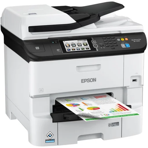 Imagen 4 de Impresora Multifunción Epson WorkForce 6590 Inyec Tinta Color WiFi LAN NFC USB