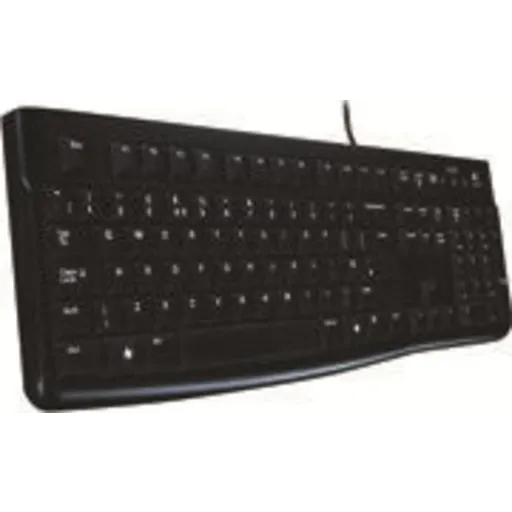 Imagen 1 de Teclado Alámbrico Logitech K120, Silencioso Antiderrame USB Español Color Negro