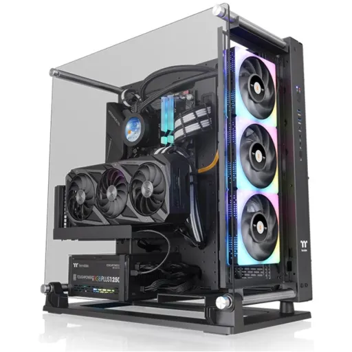 Imagen 0 de Gabinete Gamer Thermaltake Core P3 TG Pro, Mid Tower Open Frame 2*USB3.0 Negro