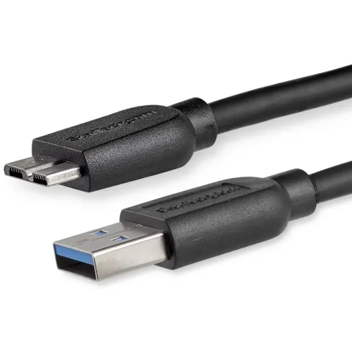 Imagen 0 de 2m 6ft Slim USB 3.0 Micro B Cable
