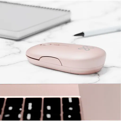 Imagen 2 de Mouse Inalámbrico KlipX KMW-415PK Óptico 1600dpi 2.4GHz 4 botones USB color Pink