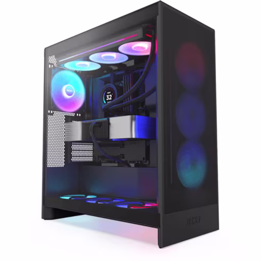 Imagen 0 de NZXT H7 Flow RGB - Black (CM-H72FB-R1)
