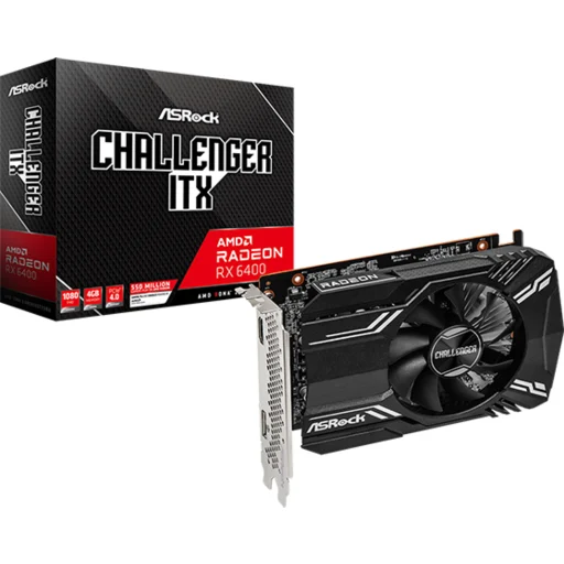 Imagen 0 de ASRock Radeon RX 6400 Challenger ITX 4GB [RX6400 CLI 4G]