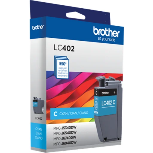 Imagen 5 de Cartridge Brother LC402CS Cyan Comp. MFCJ6740DW, 550 Páginas