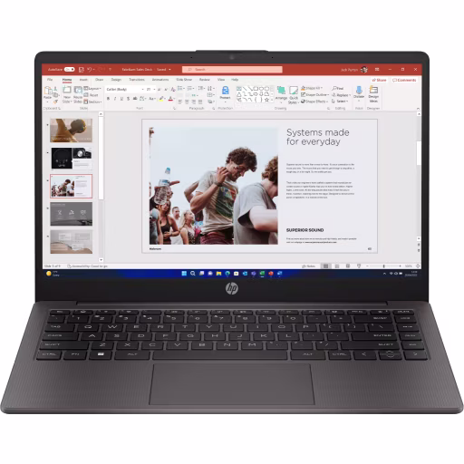Notebook HP 245 G10 AMD Ryzen 5 7530U RAM 8GB SSD 512GB 14"" W11H