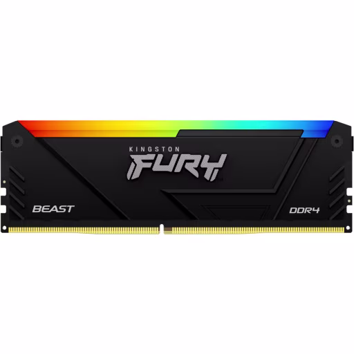 Memoria RAM 8GB DDR4 3200MHz DIMM CL16 Non-ECC 1.35V 288p Kingston Fury RGB