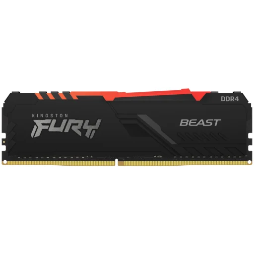 Imagen 6 de Memoria RAM 16GB DDR4 3200MHz DIMM CL16 Non-ECC 1.2v 288p - FURY Beast RGB