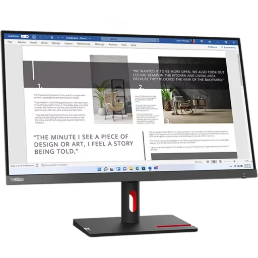 Imagen 2 de Monitor Lenovo ThinkVision S27i-30 27" FHD 1920*1080 WLED IPS 2*HDMI VGA 100Hz