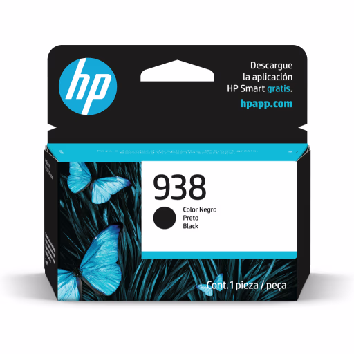 Imagen 1 de Cartridge HP 938 Negro para OJ Pro 9110/9130/9720/9730, 1250 Páginas 28,5ml