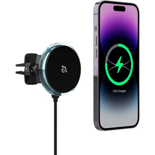 Cargador inalámbrico magnético Belkin BoostCharge para coche 10 W Negro -  Cargador para teléfono móvil