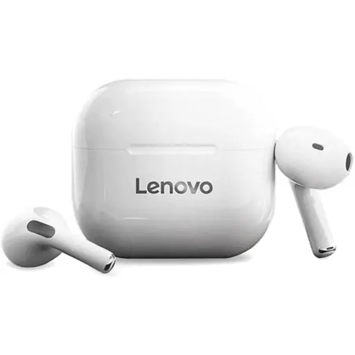 Imagen 0 de Audífonos Inalámbricos Lenovo LP40 InEar c/Mic Cuna de Carga Bluetooth Negro 