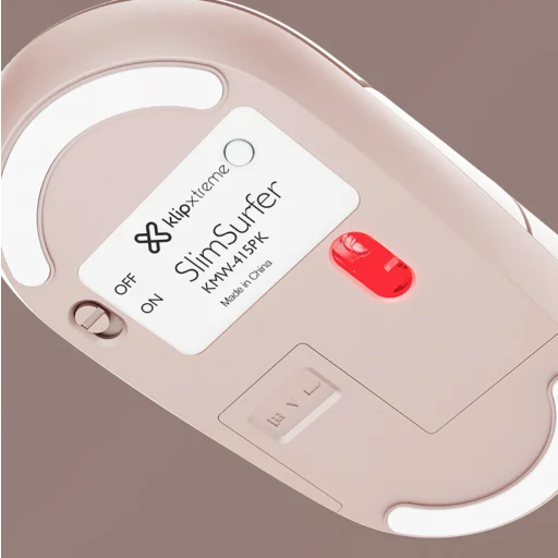 Imagen 4 de Mouse Inalámbrico KlipX KMW-415PK Óptico 1600dpi 2.4GHz 4 botones USB color Pink