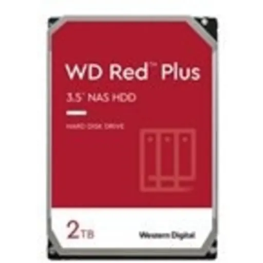 Imagen 1 de Disco Duro Western Digital Red Plus 2TB 3.5" 5400RPM SATA3 128MB para NAS