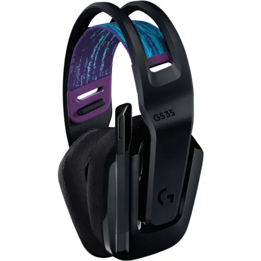 Imagen 2 de Audífonos Gamer Inalámbricos Logitech G535 Wireless Recep USB p/Win Mac Negro