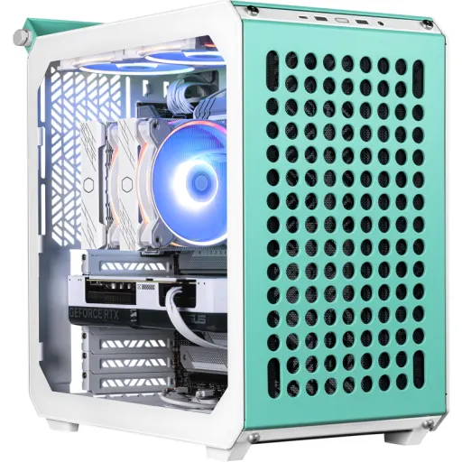 Imagen 8 de Gabinete Cooler Master Qube 500 Flatpack, Mid Tower USB3.2 USB-C Macaron Edition