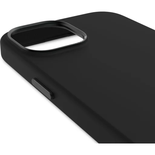 Funda de silicona con MagSafe para el iPhone 15 Plus - Negro