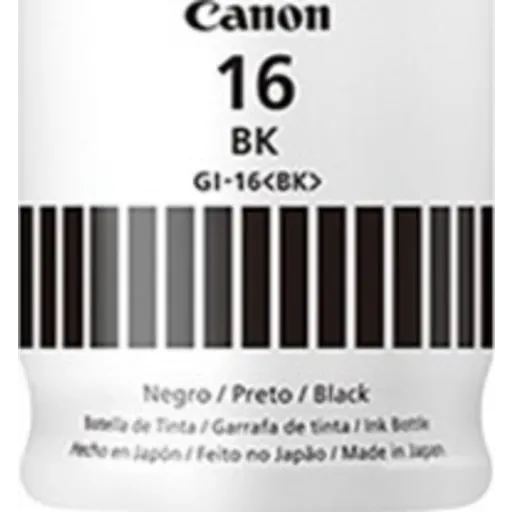 Imagen 0 de Botella de Tinta Canon GI-16 Negra compatible PIXMA GX6010/GX7010 167ml