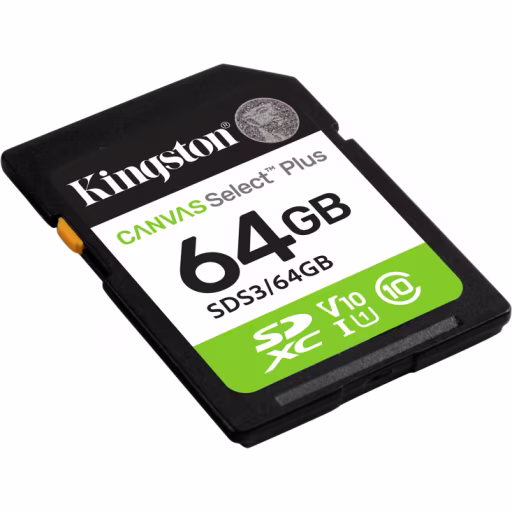 Imagen 1 de Memoria 64GB SD XC Canvas Select Plus Gen3 100MB/s