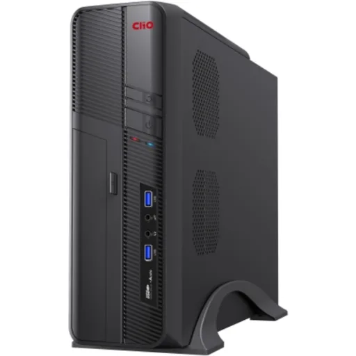 Imagen 2 de Gabinete Slim Clio CL-S605 Full  mATX ITX 2*USB 3.0 con Fuente de Poder 500W