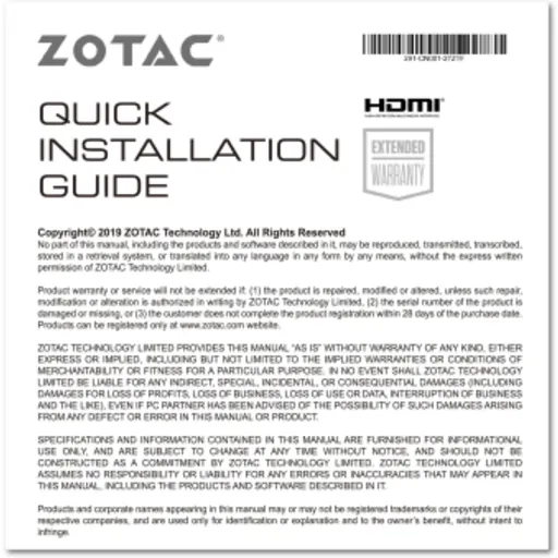 Imagen 5 de Tarjeta de Video Zotac GF-RTX 3060 Twin Edge OC 12GB GDDR6 PCIe4.0 16x 3*DP HDMI