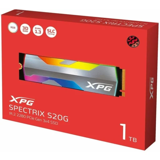 Imagen 2 de Unidad SSD XPG Spectrix S20G 1TB M.2 22*80 PCIe3x4 Lec2500 MB/s Esc1800 MB/s