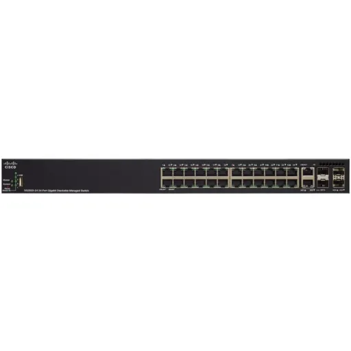 Imagen 1 de Switch Cisco SG350X-24P 24-port Gigabit POE Stackable