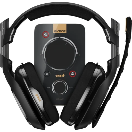 Imagen 0 de Astro A40 TR Headset + MixAmp Pro TR - Black PS4 (939-001596)