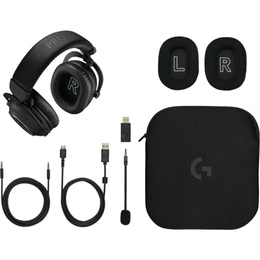 Imagen 5 de Audífonos Inalámbricos Logitech Pro X2 Ligthspeed Tipo Diadema Color Negro