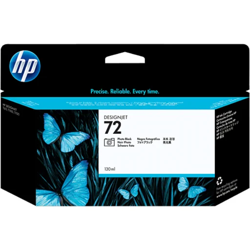Imagen 1 de Cartridge HP 72 Photo Negro Comp DesignJet T610 T620 T770 T1100 T1200 T120 130ml