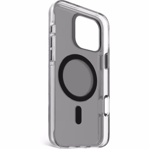 Imagen 2 de Funda plastico reciclado Magsafe iPhone 16 Pro Max Decoded negro/transparente