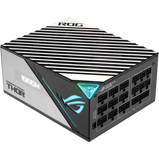 Imagen 1 de Fuente de Poder Asus ROG THOR 1000P2, 1000W 80 Plus Platinum Modular PFC Act ATX