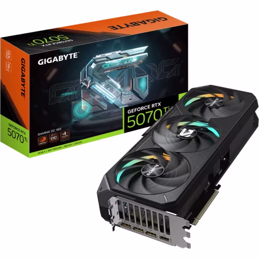 Imagen 0 de Gigabyte GeForce RTX 5070 Ti GAMING OC 16G [GV-N507TGAMING OC-16GD]