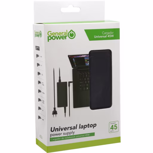 CARGADOR UNIVERSAL 45W SLIM (AUTO)