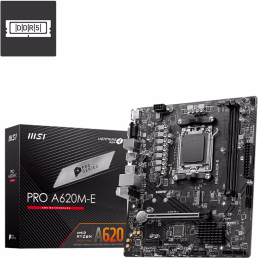 Imagen 4 de MSI - PRO A620M-E - Motherboard - M5 Matx PCI EX