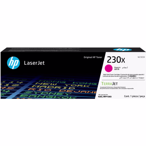 Imagen 1 de Toner HP 230X MAGENTA para LJ Pro4201/4203/4301/4303, 5500 Páginas