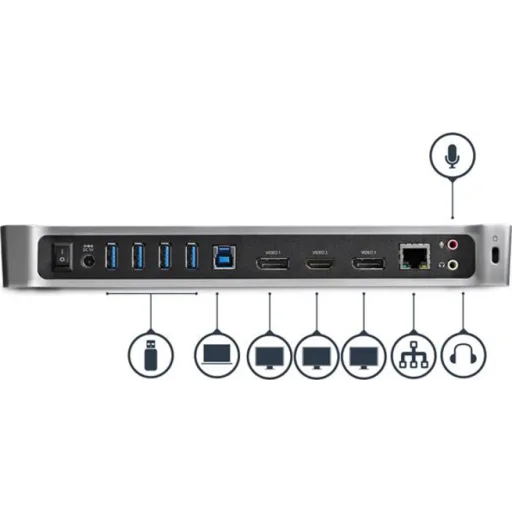 Imagen 5 de Docking Station Universal Triple USB 3.0 HDMI RJ-45 DisplayPort USB 