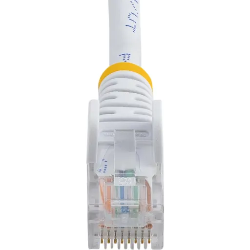 Imagen 3 de Cable de Red StarTech Cat5e Ethernet RJ45 sin Enganches Snaglass 10m BLANCO