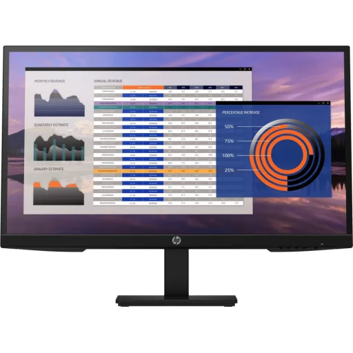 Imagen 0 de HP P27h G4 - Monitor LED - 27" - 1920 x 1080 Full HD (1080p) @ 60 Hz - IPS - 250 cd/m² - 1000:1 - 5 ms - HDMI, VGA, DisplayPort - altavoces - negro